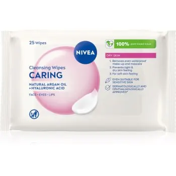 NIVEA Face Cleansing servetele moi de curatare cu lapte de migdale