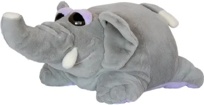Jucărie de pluș Amek Toys - Elefant, 36 cm