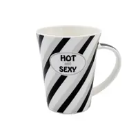 Cană din porțelan personalizată cu mesaj "HOT and SEXY"