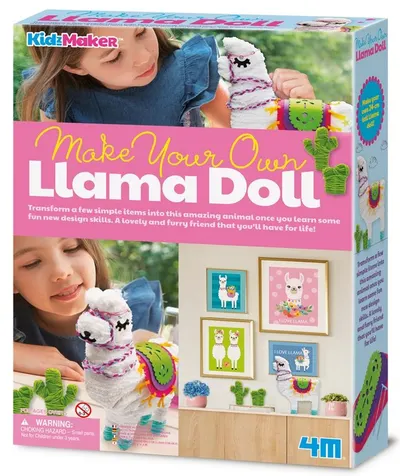 Set creativ 4M - Faceți o păpușă lamă