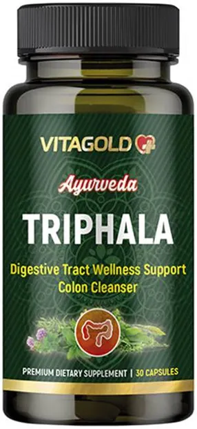 Ayurveda Triphala, 30 capsule, Vitagold