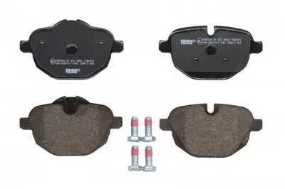 Set placute frana Spate (cu suplimente), potrivit BMW 5 (F10), 5 (F11), 5 (G30, F90), 5 (G31), 6 GRAN TURISMO (G32), 7 (G11, G12), I8 (I12), IX3 (G08), X3 (F25), X3 (G01) 1.5H-Electric 02.09