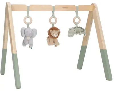 Gimnastică activă din lemn Little Dutch Safari Friends
