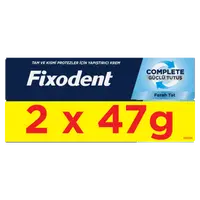 Pachet Crema adeziva pentru proteza dentara Complete, 2x47g, Fixodent