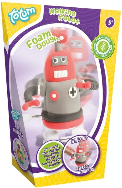 Set de creatie Totum - Fa un robot, rosu