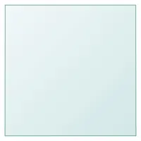 vidaXL Blat de masă, transparent, 60x60 cm, sticlă securizată