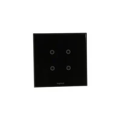 KNX touch control mechanism Arteor - 4 actuation points - negru