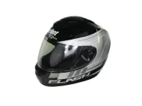 Casca moto integrala adulti, Safebet HF-123 Q245-S, culoare negru argintiu, marime L
