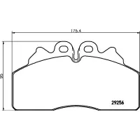 Set placute frana, frana disc TEXTAR 2925601