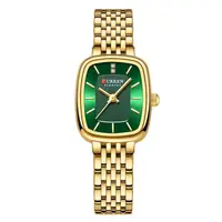 Ceas Damă CURREN Elegant cu Brățară din Oțel Inoxidabil - Design Rectangular, Quartz, Cadran Fără Cifre