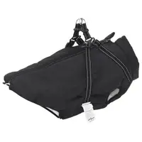 Gossi haina caini cu ham impermeabila reflectorizanta, negru, l48