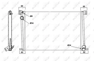 Radiator motor potrivit MINI (R56), (R57), (R58), (R59), CLUBMAN (R55), CLUBVAN (R55), COUNTRYMAN (R60), PACEMAN (R61) 1.4 1.6 -10.16