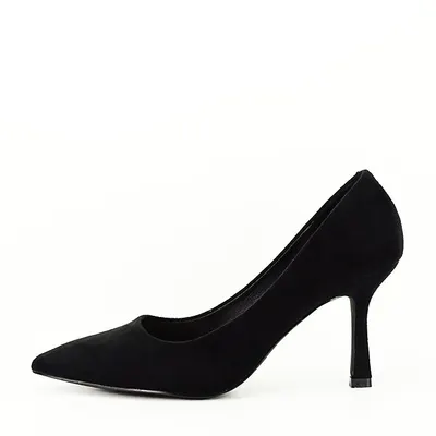 Pantofi negri eleganti H1014 01