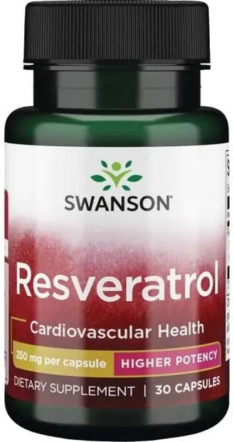 Resveratrol, 250 mg, 30 capsule, Swanson