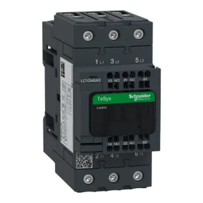 Contactor, TeSys Deca, 3P(3 NO), AC-3/AC-3e, <=400V, 40A, bobina 230V AC 50/60Hz, terminale cu arc