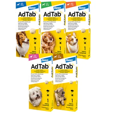 AdTab Dog tableta antiparazitara - 1-3-2-5-kg-56-mg