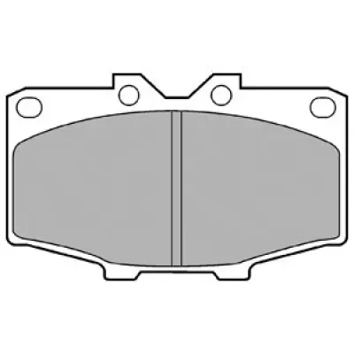 Set placute frana, frana disc DELPHI LP448