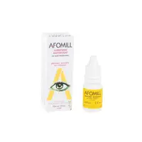 Picaturi oculare lubrifiante, antiiritante cu acid hialuronic, Afomill | 10 ml