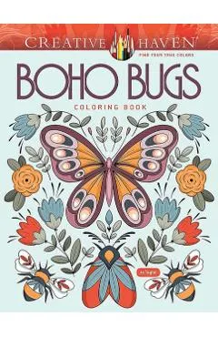 Creative Haven Boho Bugs Coloring Book