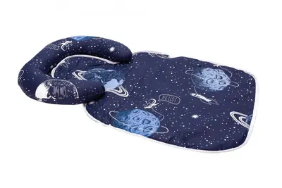 Paturica impermeabila cu tetiera detasabila model Cosmos