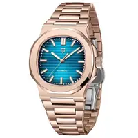 Ceas bărbătesc automat PD-1728, 40mm, oțel inoxidabil, sticlă safir, mecanism Hiou ST6, rezistent și elegant