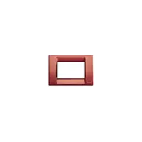 Placa ornament 3 module Vimar(Idea) Amaranto
