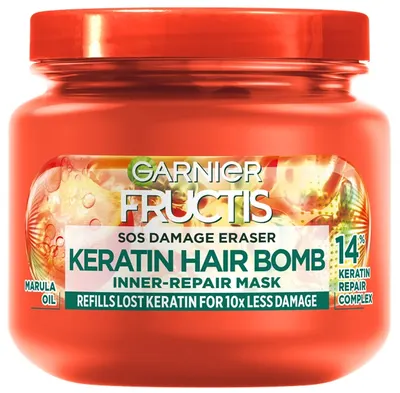 Garnier Fructis SOS Repair Mască pentru păr deteriorat, 320 ml
