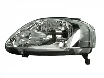 Far fata Stanga (H4, electric, fara motoras, culoare insert: cromat) potrivit VW FOX