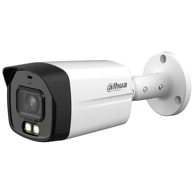 Camera 4K HDCVI Dahua HAC-HFW1801TLM-IL-A-0360B-S2, 8MP, lentila 3.6mm, Smart Dual Light 40m, microfon, 120 dB true WDR, IP67