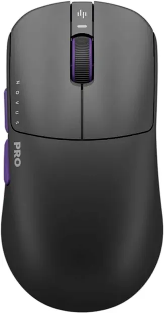 Mouse gaming Dark Project - Novus Pro Blackberry 8K, optic, wireless, mov/negru