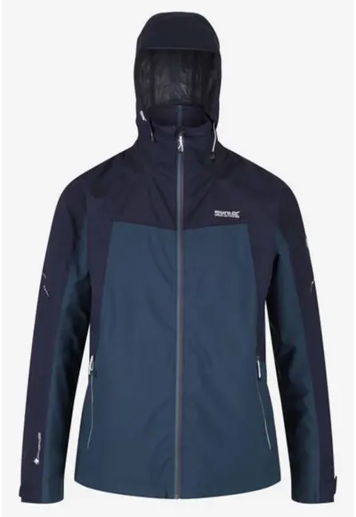 Geaca regular fit cu guler si gluga -
