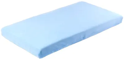 Cearșaf de bumbac cu elastic Sensillo - Albastru, 160 х 80 cm
