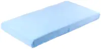 Cearșaf de bumbac cu elastic Sensillo - Albastru, 160 х 80 cm