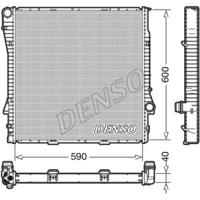 Radiator, racire motor DENSO DRM05112
