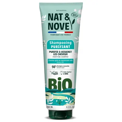 Sampon Purifiant pentru Par Gras cu Extract de Urzica Bio 250ml