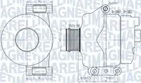 Alternator (14v, 120a) Potrivit Citroen Nemo, Nemo Minivan; Fiat Fiorino Minivan, Grande Punto, Panda, Punto, Punto Evo, Punto Evo Hatchback; Peugeot Bipper Tepee 1.3d 03.09-