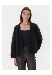 Cardigan dama negru - pulover elegant