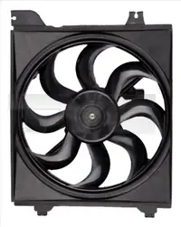 Ventilator radiator (cu carcasa) potrivit KIA RIO III 1.4 09.11-12.17