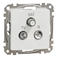 Sedna Design, Priza TV-R-SAT intermediara 10dB, alb