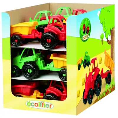 Jucărie pentru copii Ecoiffier - Tractor cu remorca, sortiment