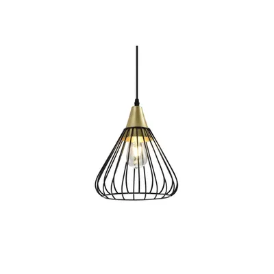 Lampa tavan - Ceiling fixture TESS,2394,AC220-240V,50/60Hz,1*E27, IP20, Diameter 24 CM,single, black/gold