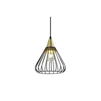 Lampa tavan - Ceiling fixture TESS,2394,AC220-240V,50/60Hz,1*E27, IP20, Diameter 24 CM,single, black/gold