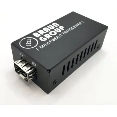Mini Media Convertor SFP Braun Group MGTR-SFP, cu port SFP 10/100/1000M si port RJ45