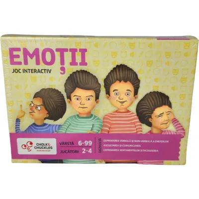 Joc interactiv - emotii, in limba romana, 6 ani+