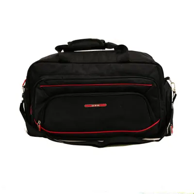 Geanta de voiaj Smiley, Lamonza, 49x27x24 cm, negru