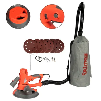 Slefuitor de pereti Almaz 750W, Ø180mm, cu variator de turatii si banda LED