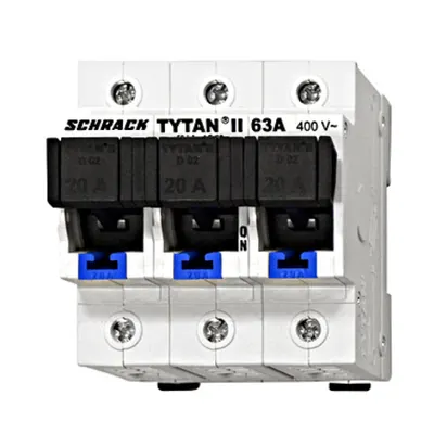 Separator de sarcină D0 TYTAN-II 3p, 20A, complet