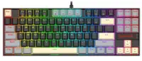 Tastatură mecanică Redragon - Kumara K552LGY, Outemu Red, RGB, negru/gri