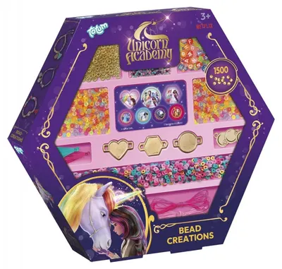Set creativ Totum Unicorn Academy - Creează-ți singură bijuterii