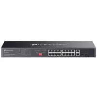Switch Omada Tp-Link DS1018GMP, 18 x Porturi Gigabit, PoE+, 2 x Combo SFP, 250W, montare rack